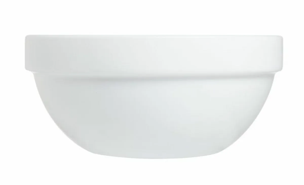 ARCOROC Bol à salade rond blanc verre opal Ø 17,15 cm Restaurant Hot