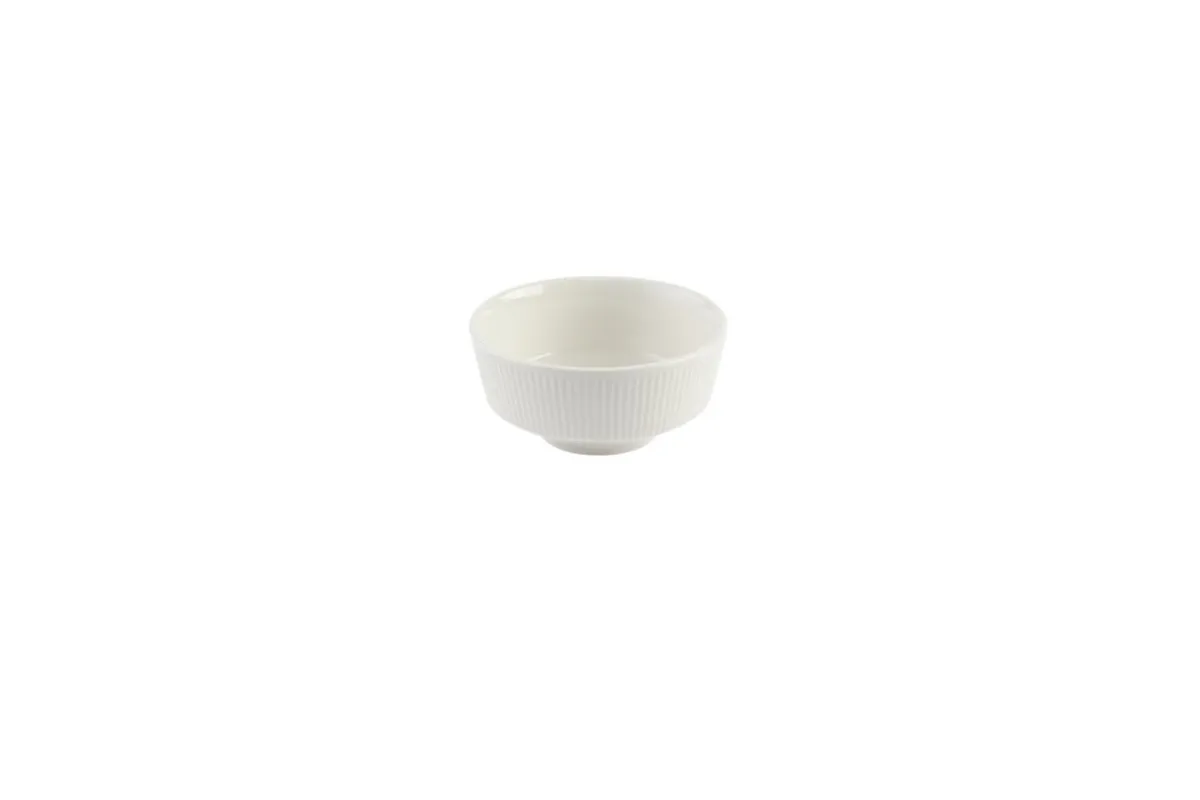 Bol à soupe rond blanc porcelaine vitrifiée Ø 13 cm Stonecast Natural - CHURCHILL Best