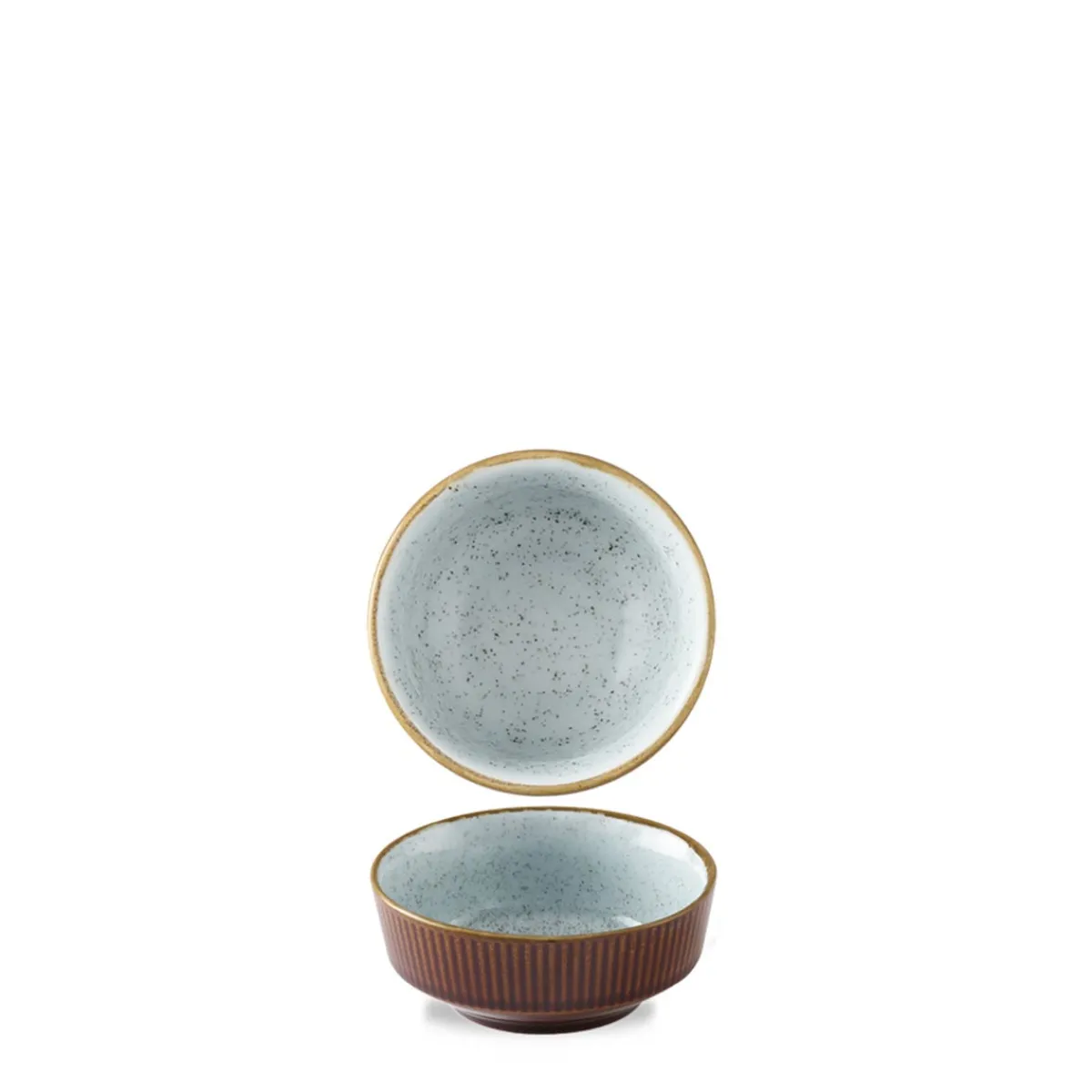 CHURCHILL Bol à soupe rond brun porcelaine vitrifiée Ø 11,5 cm Stonecast Natural Online