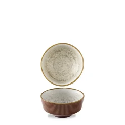 CHURCHILL Bol à soupe rond brun porcelaine vitrifiée Ø 13 cm Stonecast Natural Online