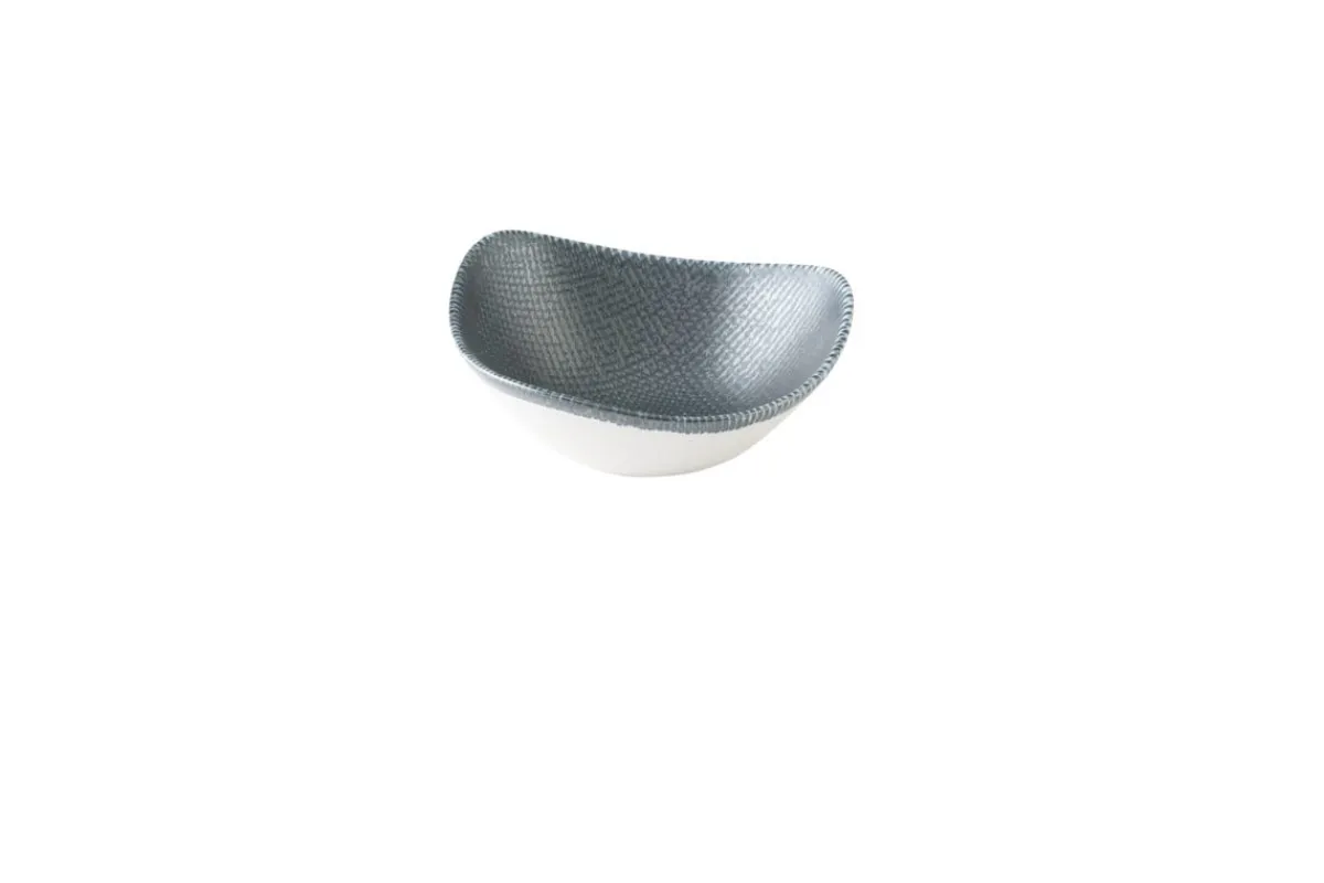 Bol triangulaire bleu porcelaine vitrifiée 18,5 cm Astro - CHURCHILL Outlet