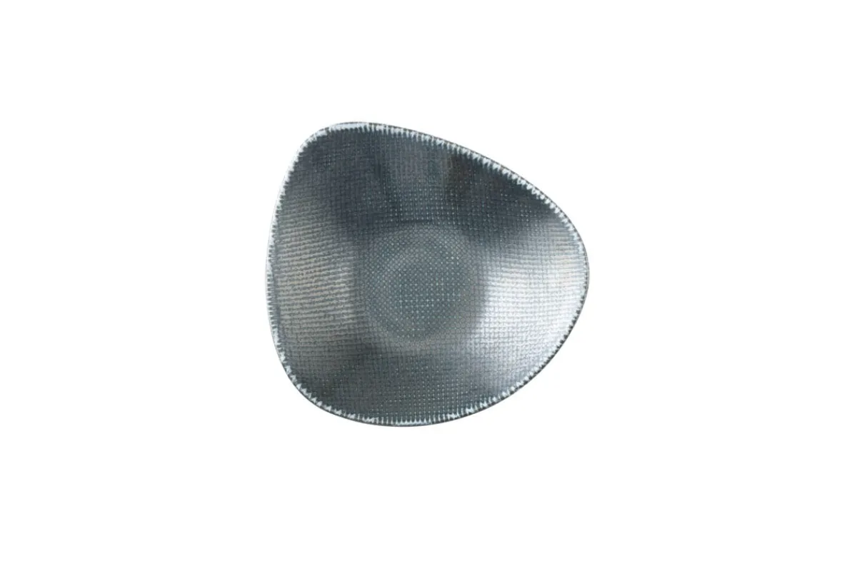 CHURCHILL Bol triangulaire bleu porcelaine vitrifiée 23,5 cm Astro Outlet