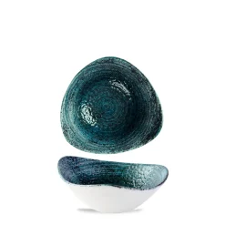 CHURCHILL Bol triangulaire bleu porcelaine vitrifiée 18,5 cm Chroma Online