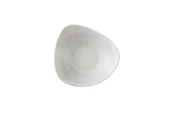 Bol triangulaire Canvas grey porcelaine vitrifiée 18,5 cm Stonecast Canvas - CHURCHILL Best