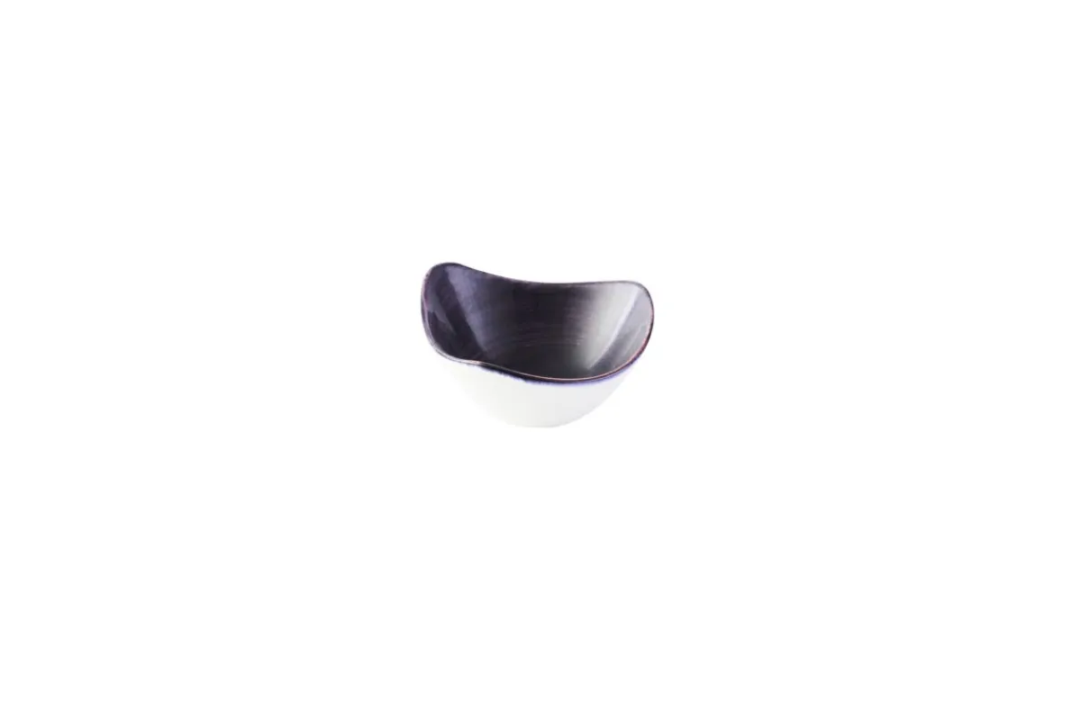 CHURCHILL Bol triangulaire deep purple porcelaine vitrifiée 15,3x15,3 cm Stonecast Patina Online