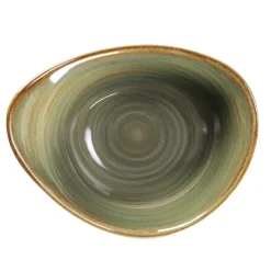 RAK Bol triangulaire Emerald porcelaine vitrifiée 16 cm stone Spot Discount