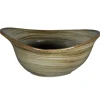 Bol triangulaire Peridot porcelaine vitrifiée 16 cm stone Spot - RAK Sale