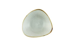 Bol triangulaire raw grey porcelaine vitrifiée 18,5x18,5 cm Stonecast Raw - CHURCHILL New
