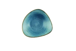 CHURCHILL Bol triangulaire Raw Teal porcelaine vitrifiée 18,5x18,5 cm Stonecast Raw Hot