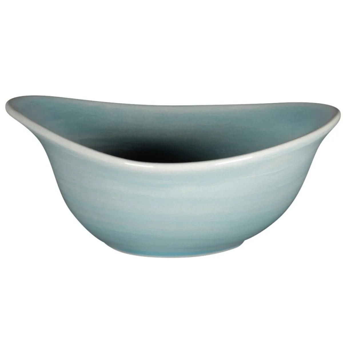 Bol triangulaire Saphire porcelaine vitrifiée 16 cm stone Spot - RAK Discount