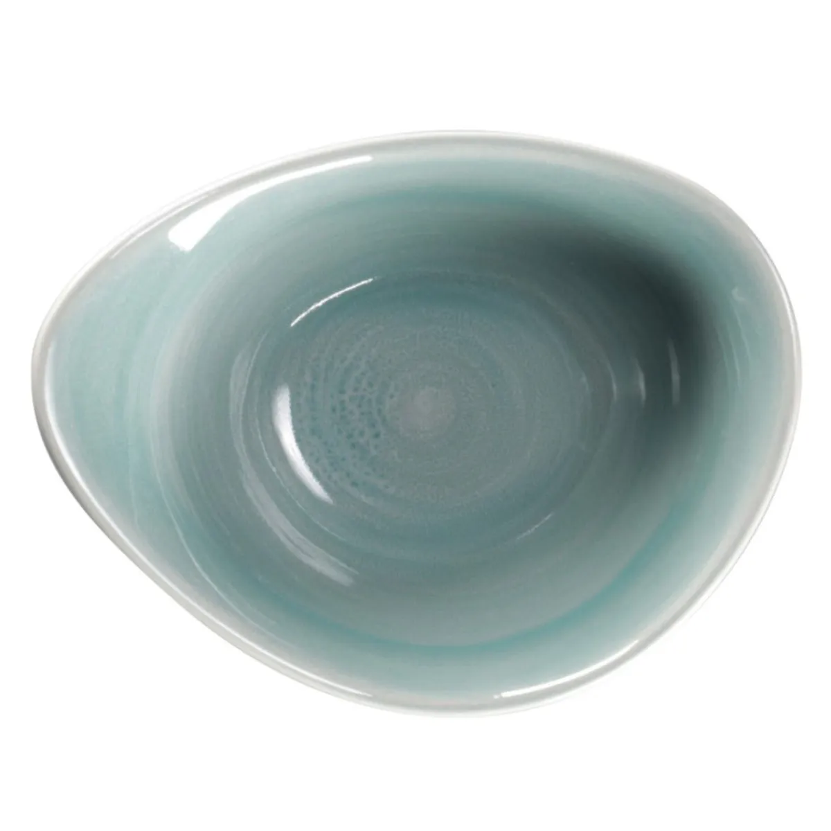 Bol triangulaire Saphire porcelaine vitrifiée 16 cm stone Spot - RAK Discount