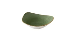 Bol triangulaire Sorrel Green porcelaine vitrifiée 15,3 cm Stonecast Sorrel - CHURCHILL Hot