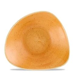 Bol triangulaire Tangerine porcelaine vitrifiée 23,5x23,5 cm Stonecast Tangerine - CHURCHILL Best
