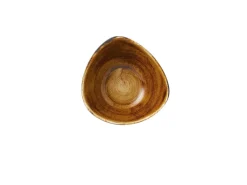 CHURCHILL Bol triangulaire Vintage Copper porcelaine vitrifiée 18,5x18,5 cm Stonecast Patina Discount