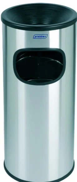 Borne cendrier inox 18/0 25x25x65 cm - PROBBAX Discount