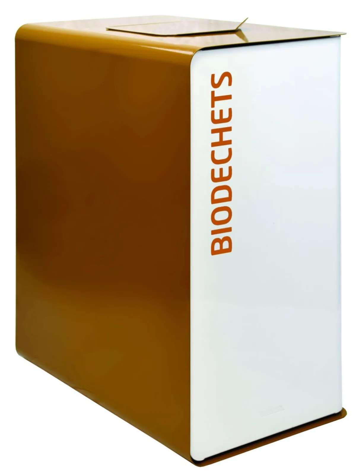 Borne de tri sélectif biodéchets 2 x 20L acier 40 L blanc Cubatri - ROSSIGNOL Hot