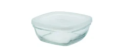 DURALEX Boîte avec couvercle carré transparent verre trempé 14,2 cm Freshbox Clearance