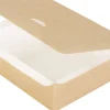 DUNI Boîte avec couvercle fenêtre rectangulaire marron 11,5x11,5x5 cm 55 cl (250 pièces)