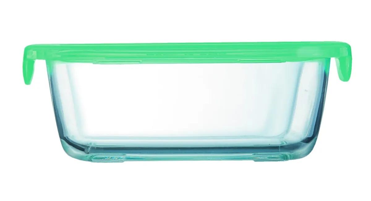 Boîte avec couvercle hermétique rectangulaire transparent verre trempé 14 cm Keep'n Box - LUMINARC Outlet