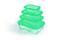 Boîte avec couvercle hermétique rectangulaire transparent verre trempé 14 cm Keep'n Box - LUMINARC Outlet