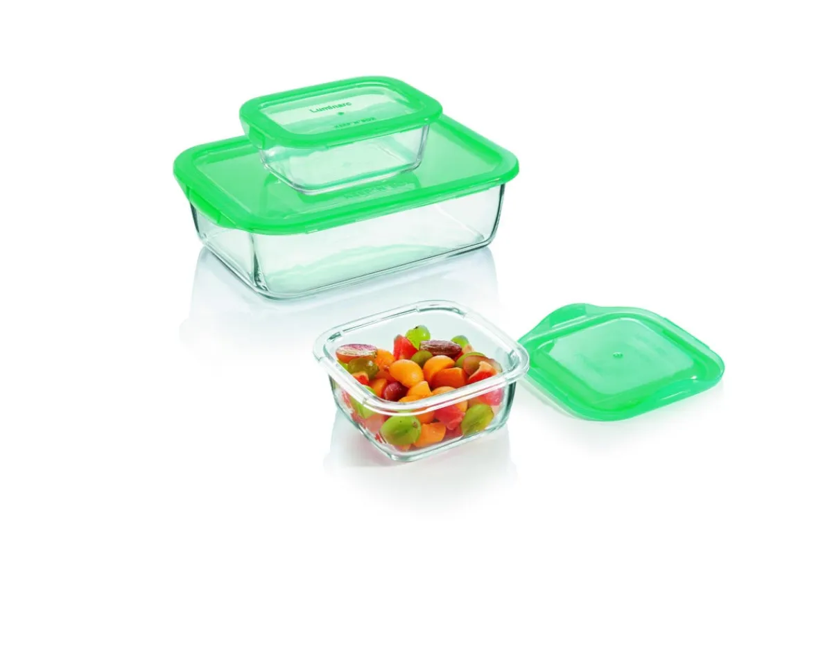 Boîte avec couvercle hermétique transparent verre trempé 12 cm Keep'n Box - LUMINARC Best