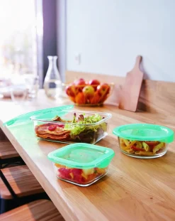 Boîte avec couvercle hermétique transparent verre trempé 13,8 cm Keep'n Box - LUMINARC Discount