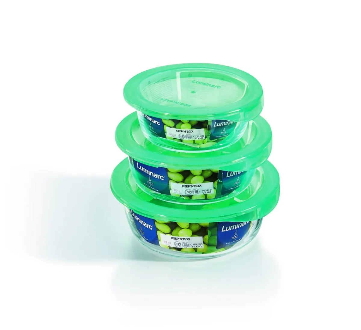 Boîte avec couvercle hermétique transparent verre trempé 13,8 cm Keep'n Box - LUMINARC Discount