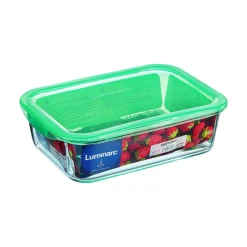 Boîte avec couvercle hermétique rectangulaire transparent verre trempé 17,9 cm Keep'n Box - LUMINARC New