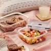 Boîte avec couvercle rectangulaire transparent verre trempé 24,1 cm Pure Box Active - LUMINARC New