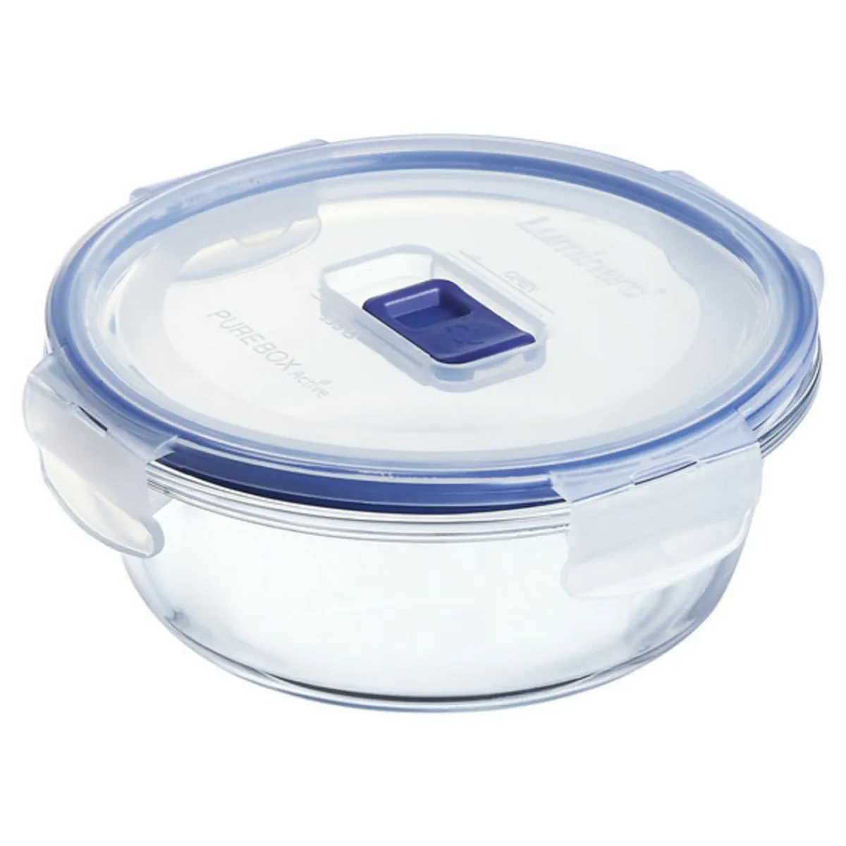 Boîte avec couvercle rond transparent verre trempé Ø 15,9 cm Pure Box Active - LUMINARC Clearance