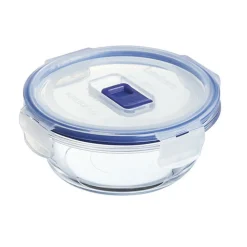 Boîte avec couvercle rond transparent verre trempé Ø 13,85 cm Pure Box Active - LUMINARC Sale