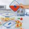 LUMINARC Boîte avec couvercle rond transparent verre trempé Ø 17,54 cm Pure Box Active Discount