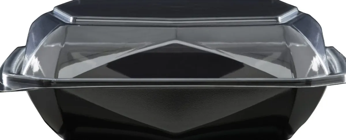 DUNI Boîte carré noir 18,5x18,5x7 cm 62,5 cl Octaview (255 pièces) Sale