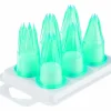 Aucune Boîte de 6 douilles cannelées plastique Ø 3,5 cm 6 cm (6 pièces) Outlet