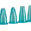 Aucune Boîte de 6 douilles pâtissières plastique Ø 3,5 cm 6 cm (6 pièces) Sale
