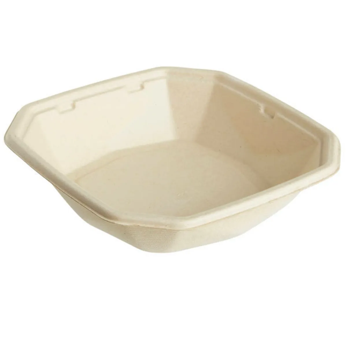 DUNI Boîte octogonal marron 18,3x18,3x4,2 cm 65 cl Octabagasse (50 pièces) Sale