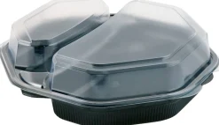 Boîte octogonal noir 19x19x6 cm 35 cl Octaview (290 pièces) - DUNI Outlet
