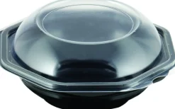 Boîte octogonal noir 16x16x7,2 cm 50 cl Octaview (405 pièces) - DUNI Hot