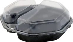 DUNI Boîte octogonal noir 23x23x5 cm 86 cl Octaview (30 pièces) Outlet