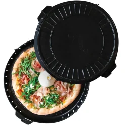 GILAC Boîte à pizza réutilisable noir plastique Ø 36 cm 5 cm Online