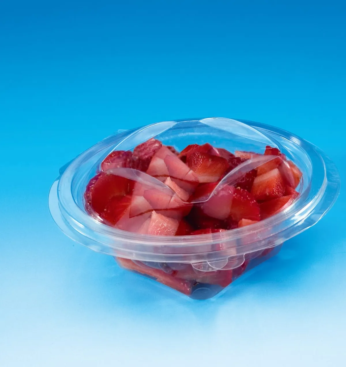 Boîte rond transparent Ø 15,5 cm 8,5 cm 50 cl Sekipack (50 pièces) - ALPHAFORM Clearance