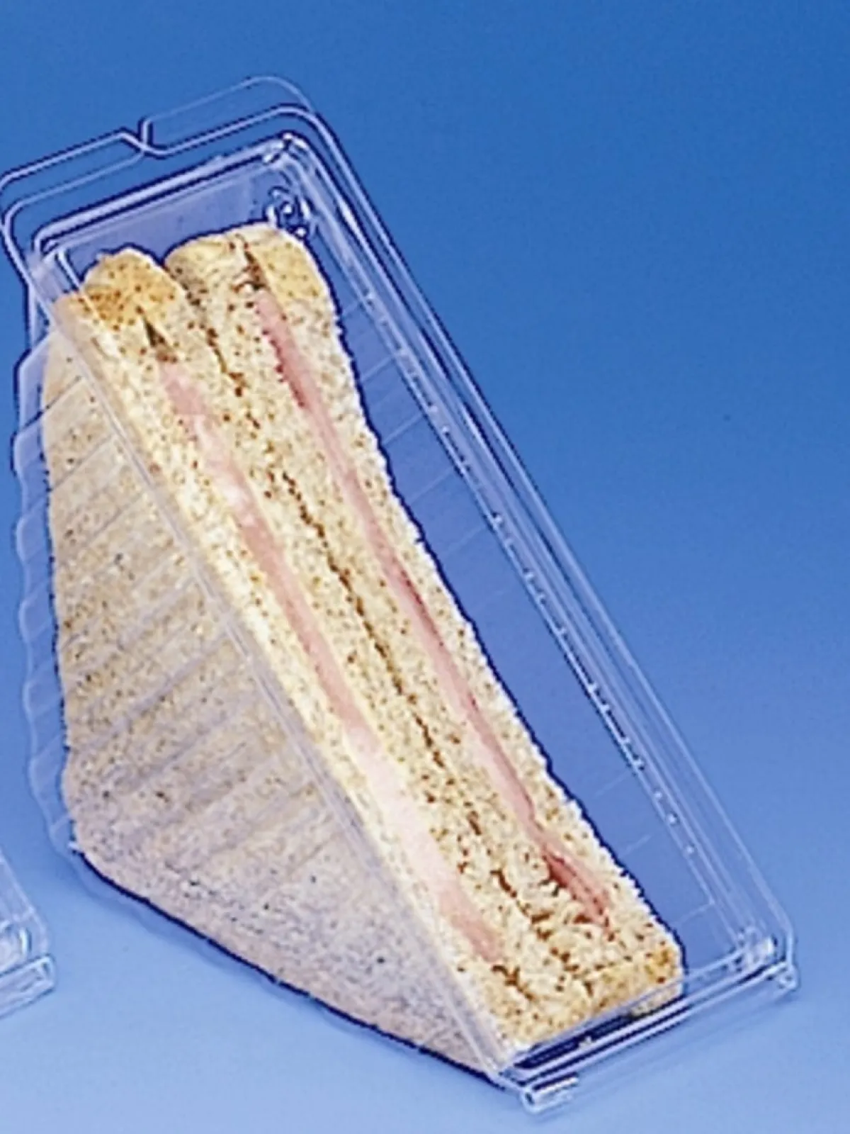 ALPHAFORM Boîte sandwich triangle transparent 18,5x7,8x9 cm Crudipack (50 pièces) New