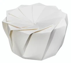 LELU Boîte traiteur rond blanc Ø 12 cm 7 cm 650 ml Lotus (100 pièces) Online