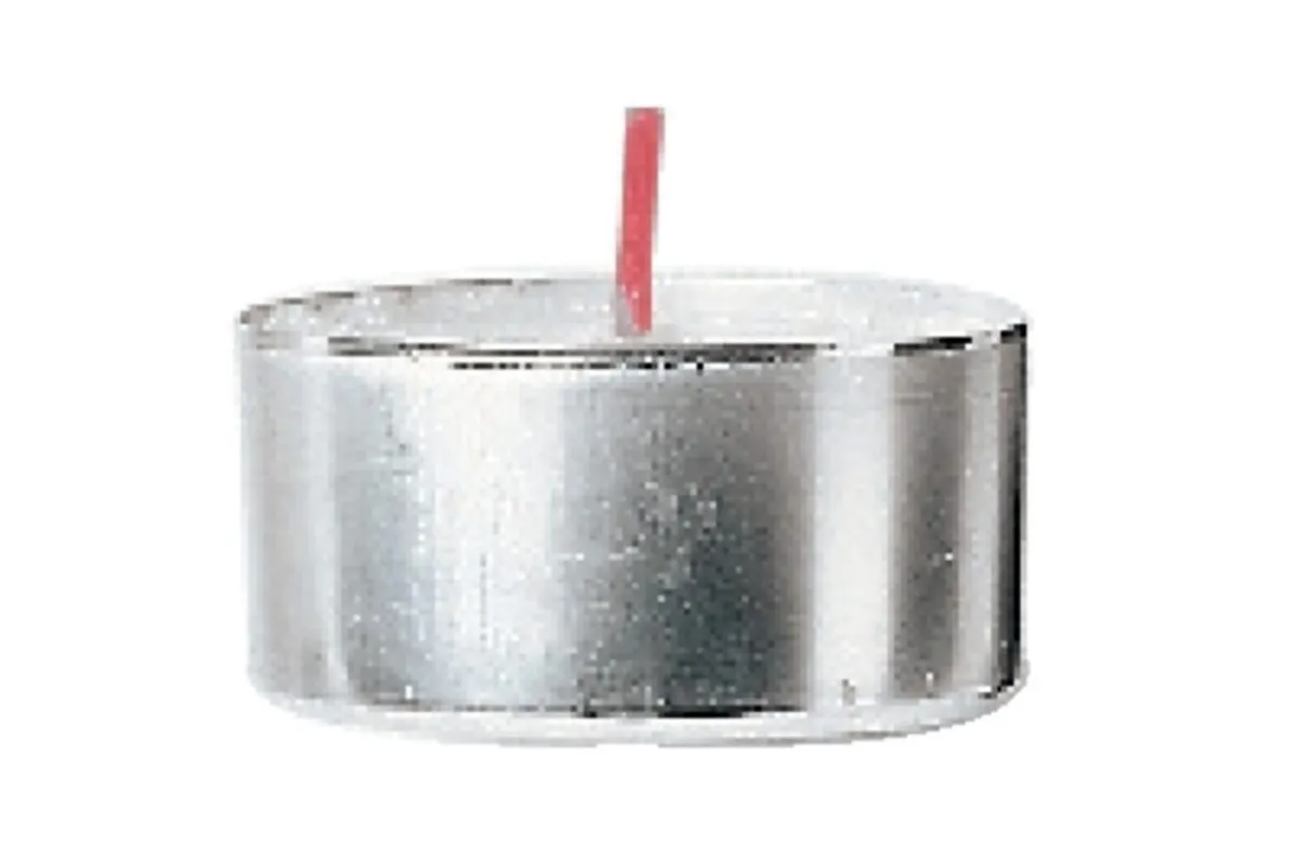 Bougie chauffe plat rond blanc Ø 5,8 cm 2,4 cm (10 pièces) - SPAAS New