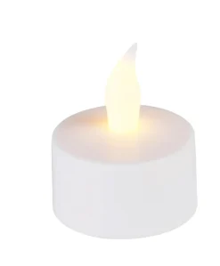 Aucune Bougie à led rond blanc Ø 4,7 cm 3,5 cm (12 pièces) Sale