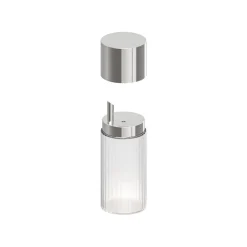 Bouteille huile ou vinaigre rond transparent Ø 6 cm 15,5 cm The Grid - APS Hot