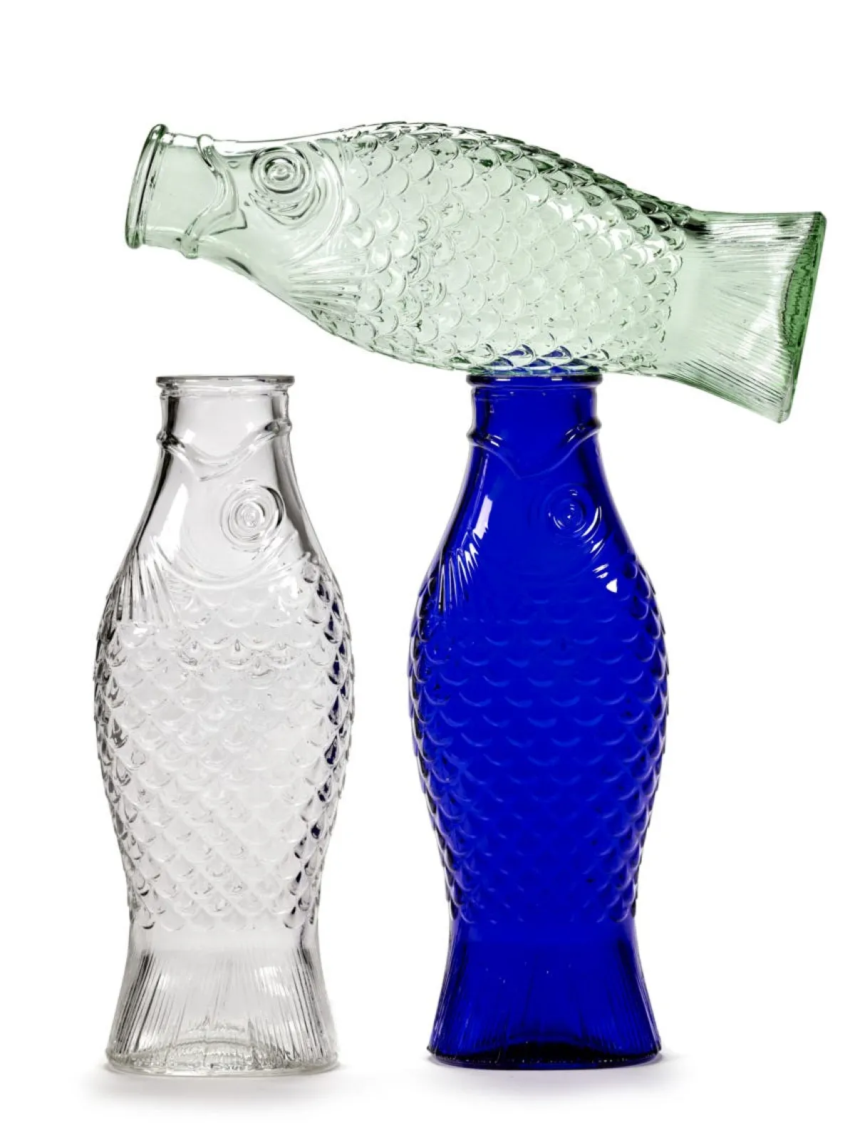 SERAX Bouteille irrégulier verre 1 L Fish&fish New