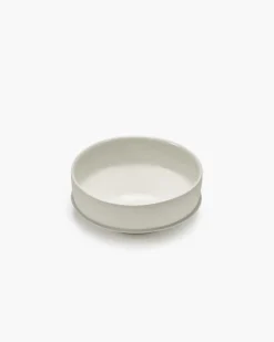Bowl rond Alabaster porcelaine Ø 19 cm Dune - SERAX Online