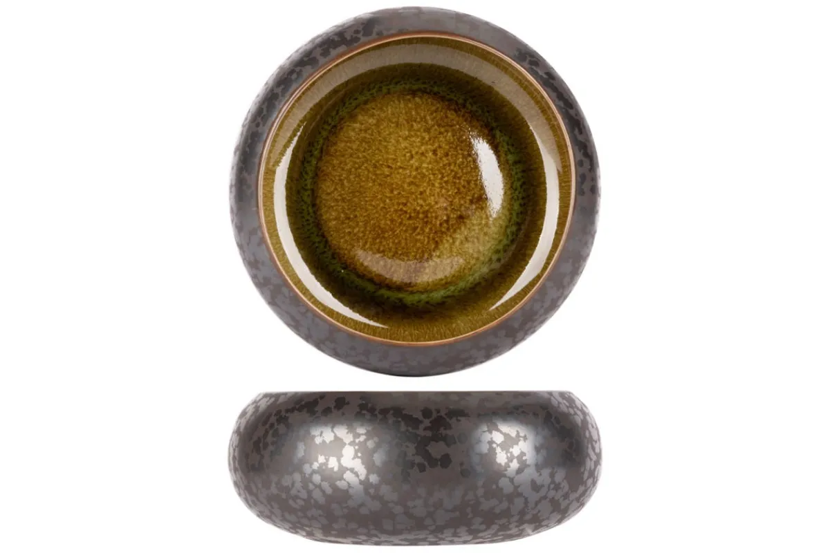 PROOF Bowl rond argent porcelaine Ø 13 cm Elements Mineral Best