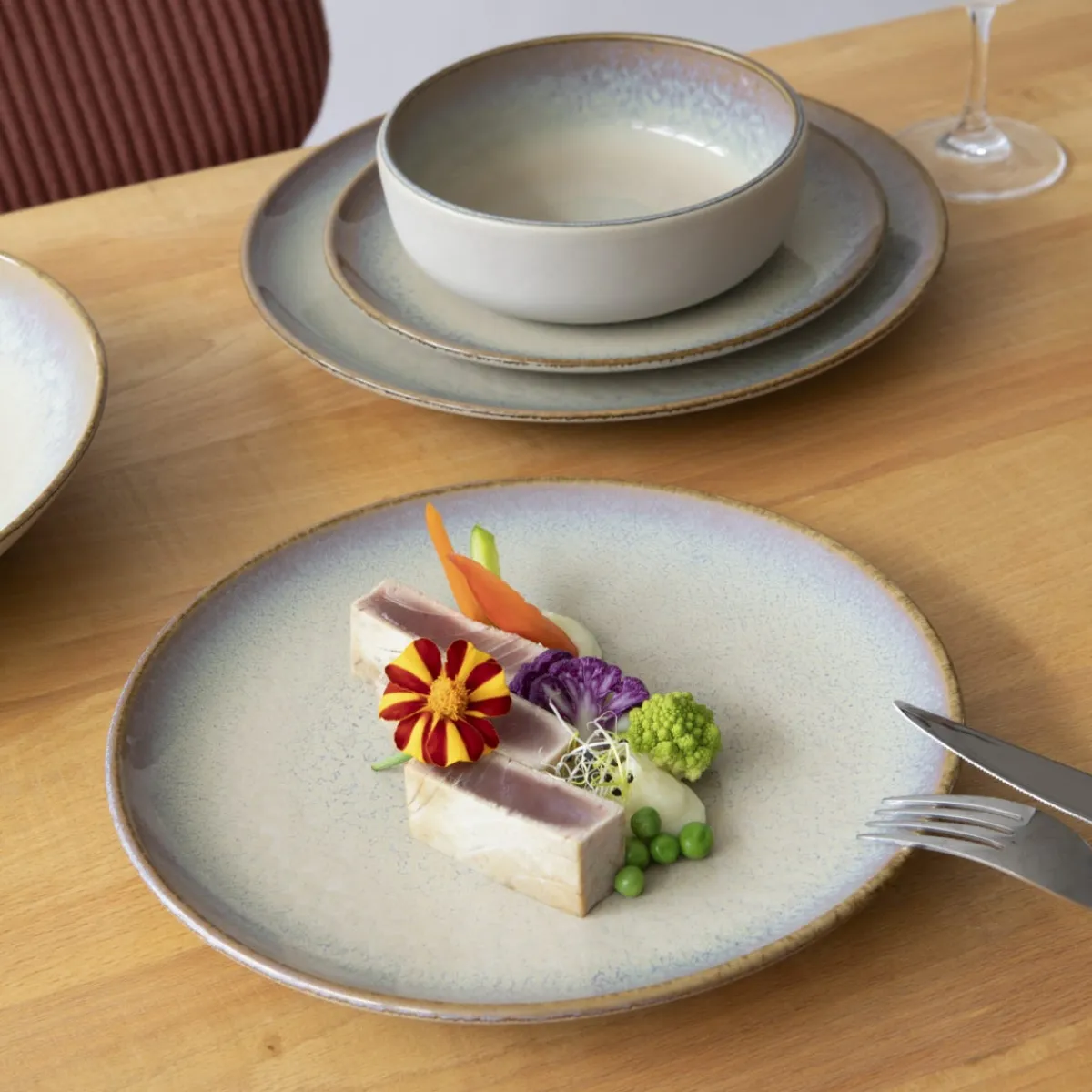 Bowl rond beige porcelaine Ø 16 cm Savanna - ACCOLADE Outlet